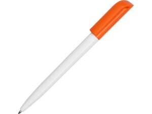 Ручка пластиковая шариковая «Миллениум Color CLP» - белый/оранжевый