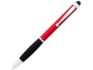 Ручка-стилус шариковая «Ziggy» - черные чернила, красный/черный