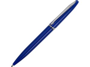 Ручка пластиковая шариковая «Империал» - синий глянцевый/серебристый