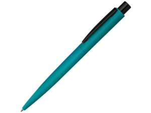 Ручка шариковая металлическая «Lumos M» soft-touch - морская волна/черный