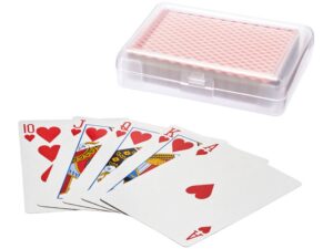 Карточная игра «Reno» - прозрачный, красный