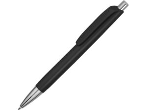 Ручка пластиковая шариковая «Gage» - черный матовый/серебристый