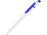 Ручка пластиковая шариковая «Этюд» - белый/синий
