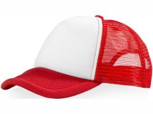Бейсболка «Trucker» - красный/белый