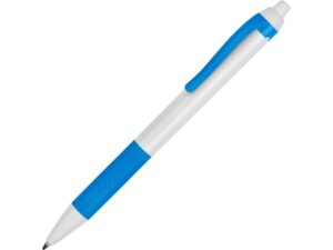 Ручка пластиковая шариковая «Centric» - белый/голубой