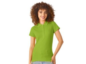 Рубашка поло «First 2.0» женская - L, зеленое яблоко