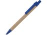 Ручка картонная шариковая «Эко 3.0» - светло-коричневый/синий