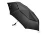 Зонт складной «Canopy» с большим двойным куполом (d126 см) - черный