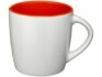 Керамическая чашка «Aztec» - белый/оранжевый
