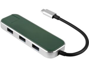 Хаб USB Type-C 3.0 «Chronos» - зеленый