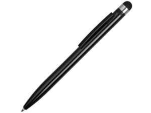 Ручка-стилус пластиковая шариковая «Poke» - черный