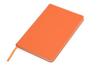Блокнот А5 «Magnet» soft-touch с магнитным держателем для ручки - A5, оранжевый