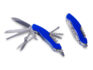 Мультитул-складной нож «Demi» 11-в-1 - серебристый, синий