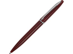 Ручка пластиковая шариковая «Империал» - бордовый глянцевый/серебристый