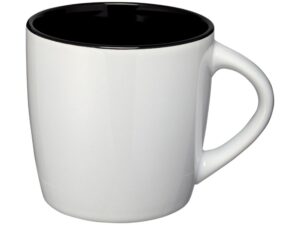 Керамическая чашка «Aztec» - белый/черный