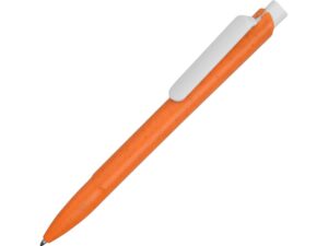 Ручка шариковая «ECO W» из пшеничной соломы - оранжевый