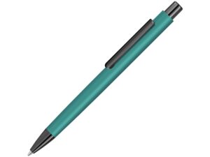 Металлическая шариковая ручка «Ellipse gum» soft touch с зеркальной гравировкой - бирюзовый