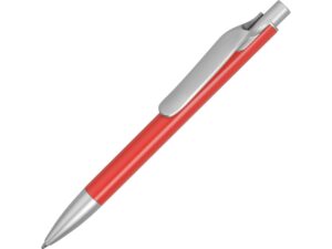 Ручка металлическая шариковая «Large» - красный/серебристый