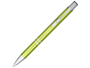 Ручка металлическая шариковая «Moneta» с анодированным покрытием - синий, лайм