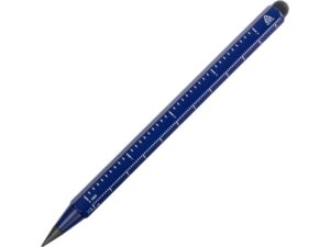 Вечный карандаш с линейкой и стилусом «Sicily» - темно-синий