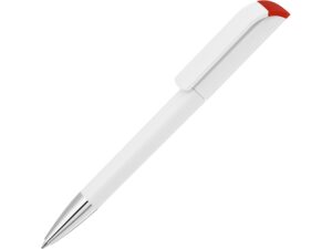 Ручка пластиковая шариковая «Effect SI» - белый/красный