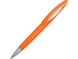 Ручка пластиковая шариковая «Chink» - оранжевый/белый