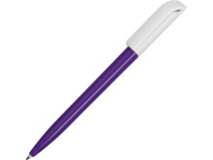 Ручка пластиковая шариковая «Миллениум Color BRL» - фиолетовый/белый