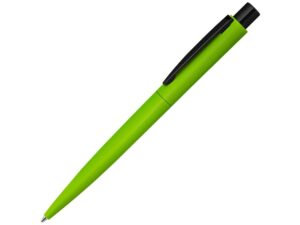 Ручка шариковая металлическая «Lumos M» soft-touch - зеленое яблоко/черный