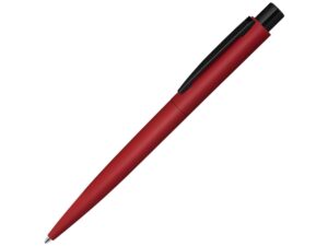 Ручка шариковая металлическая «Lumos M» soft-touch - красный/черный