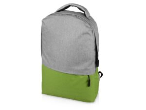 Рюкзак «Fiji» с отделением для ноутбука - серый/зеленое яблоко