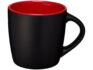 Керамическая чашка «Riviera» - черный/красный