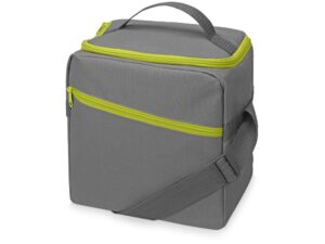 Изотермическая сумка-холодильник «Classic» - серый/зеленое яблоко