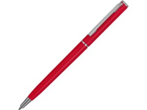 Ручка пластиковая шариковая «Наварра» - красный матовый/серебристый