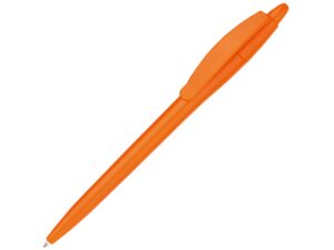 Ручка пластиковая шариковая «Монро» - оранжевый глянцевый