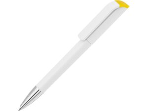 Ручка пластиковая шариковая «Effect SI» - белый/желтый
