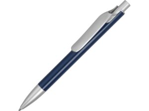 Ручка металлическая шариковая «Large» - темно-синий/серебристый