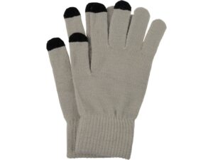 Перчатки для сенсорного экрана «Сет» - L-XL, серый/черный