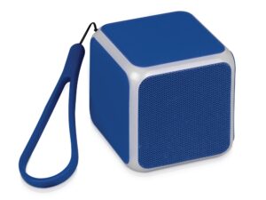 Портативная колонка «Cube» с подсветкой - синий