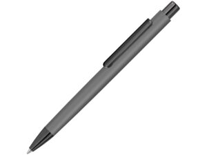 Металлическая шариковая ручка «Ellipse gum» soft touch с зеркальной гравировкой - серый