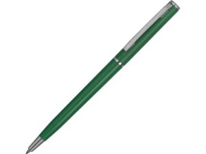 Ручка пластиковая шариковая «Наварра» - зеленый матовый/серебристый