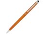 Ручка пластиковая шариковая «Valeria» - оранжевый/серебристый