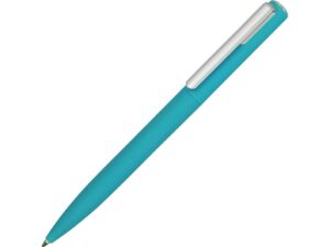 Ручка пластиковая шариковая «Bon» soft-touch - бирюзовый