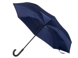 Зонт-трость наоборот «Inversa» - темно-синий