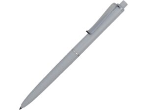 Ручка пластиковая soft-touch шариковая «Plane» - серый
