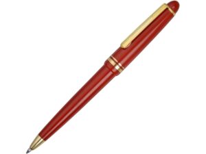 Ручка пластиковая шариковая «Анкона» - красный/золотистый