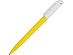 Ручка пластиковая шариковая «Миллениум Color BRL» - желтый/белый