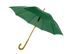 Зонт-трость «Радуга» - зеленый