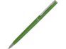 Ручка пластиковая шариковая «Наварра» - зеленое яблоко матовый/серебристый