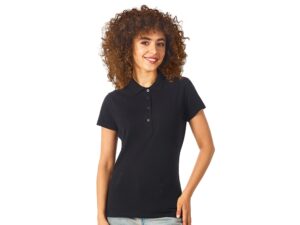 Рубашка поло «First 2.0» женская - L, черный