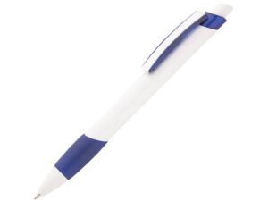 Ручка пластиковая шариковая «Соната» - белый/синий
